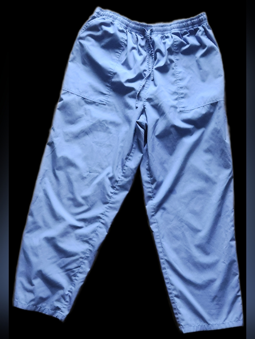 #MC24 Unbranded Elastic Waist Light Blue Utility Pants